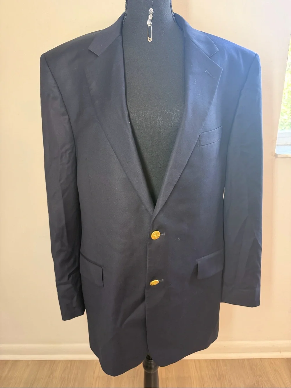 Ralph Lauren Navy Blazer with Gold Buttons
